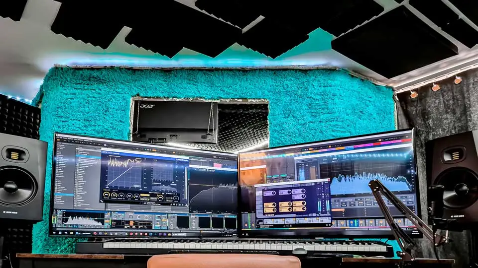Interior del studio de grabación