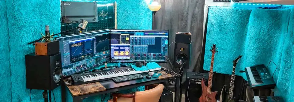 Recording studio interior in Philadelphia